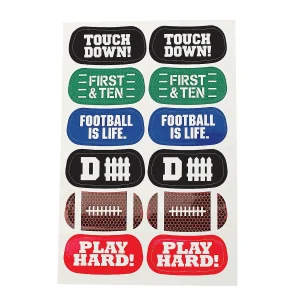 Oriental Trading Temporary Tattoos*Football Face Temporary Tattoos - 6 Pc.