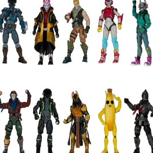 Oriental Trading Character Toys*Fortnite Chapter 1 Collection 4 Inch Action Figure 10-Pack