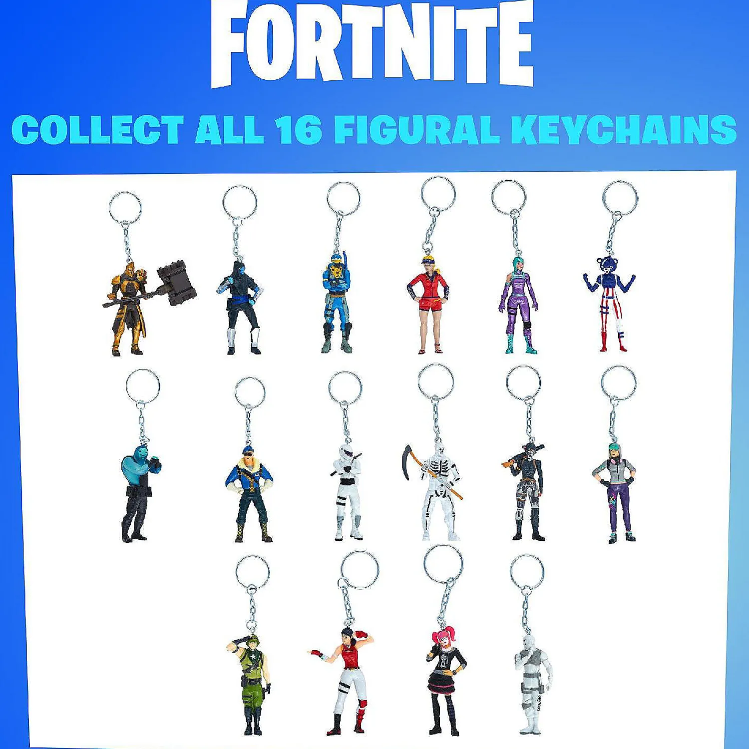 fortnite_keychains_pk_eli_3.webp Oriental Trading Character Toys*Fortnite Keychains 5Pk Elite Agent Lace Scratch Scarlet Ultima Knight Gold Pmi International