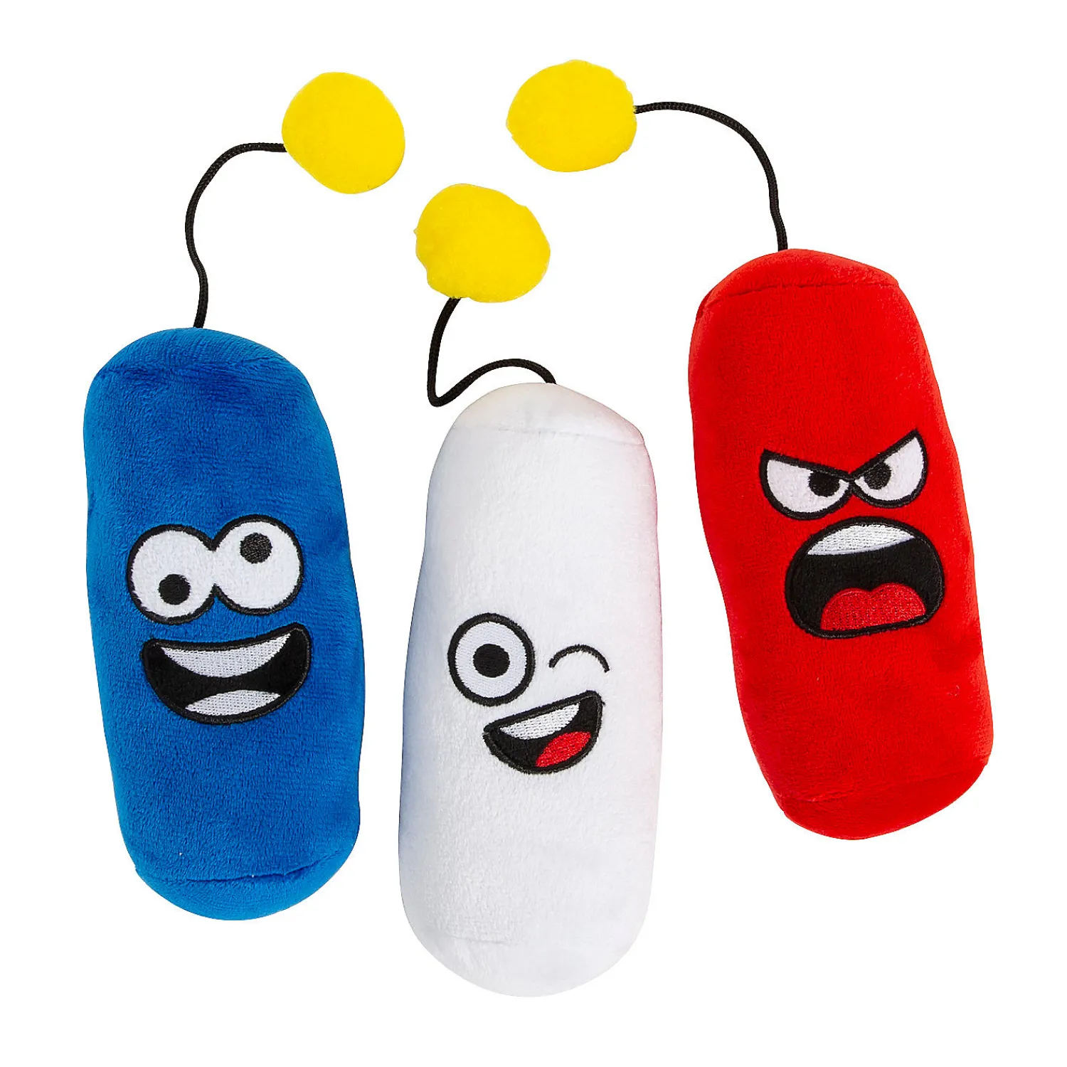fourth_of_july_goofy_face_0.webp Oriental Trading Stuffed Animals & Plush Toys*Fourth Of July Goofy Face Stuffed Fireworks - 12 Pc.