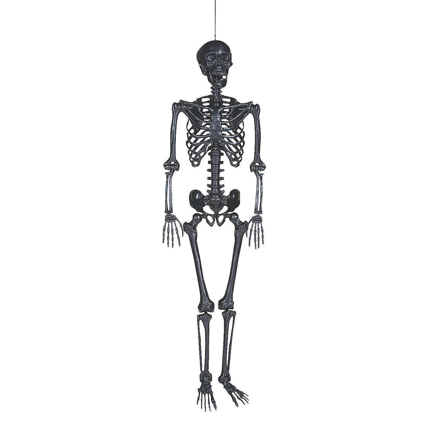 ft_lifesize_posable_blac_0.webp 5 Ft. Life-Size Posable Black Skeleton Halloween Decoration<Oriental Trading Cheap