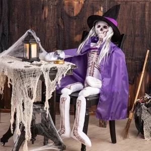 5-Ft. Skeleton Plush Witch Outfit Kit - 3 Pc.<Oriental Trading Discount