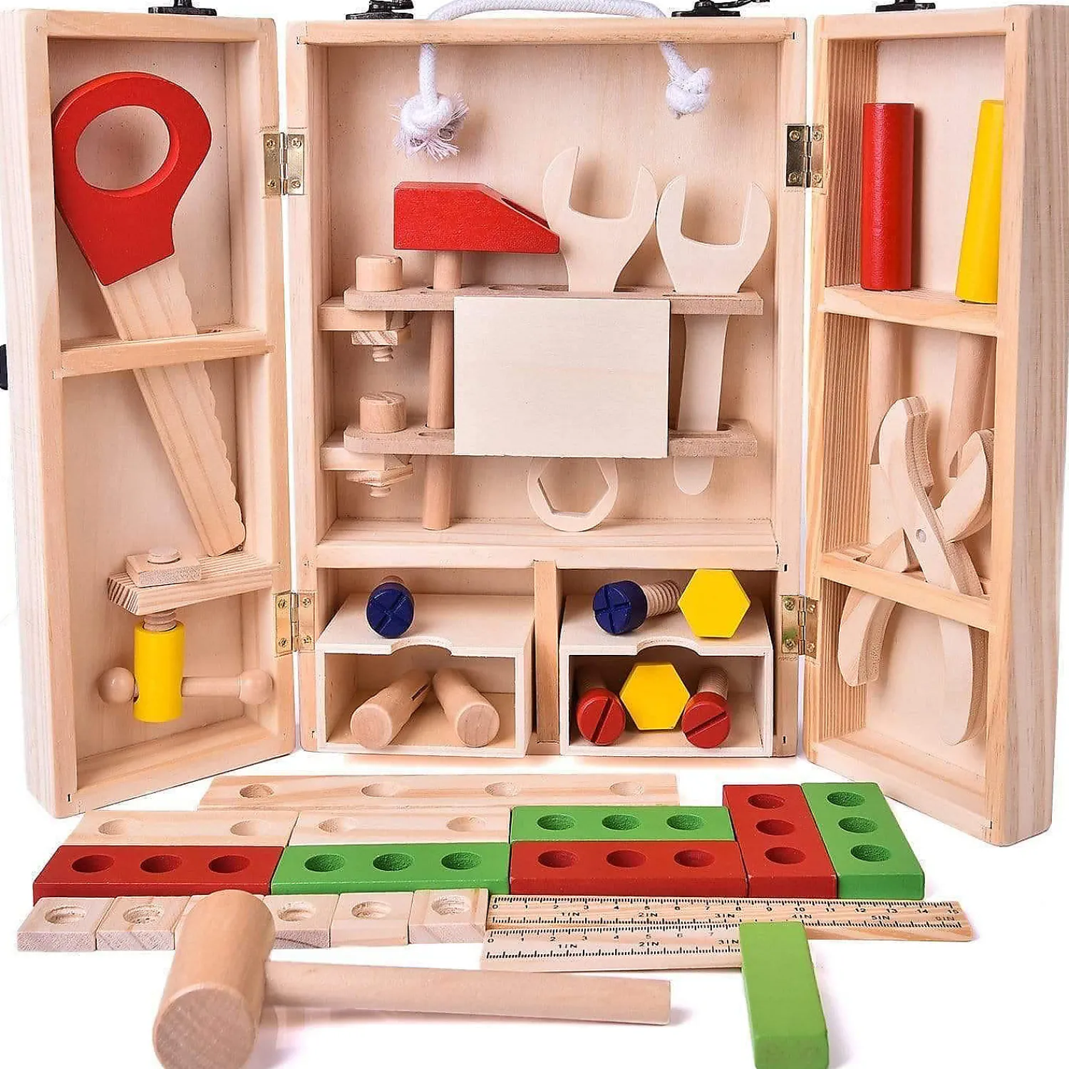 fun_little_toys__classic__3.webp Oriental Trading Pretend Play*Fun Little Toys - Classic Wooden Tool Box