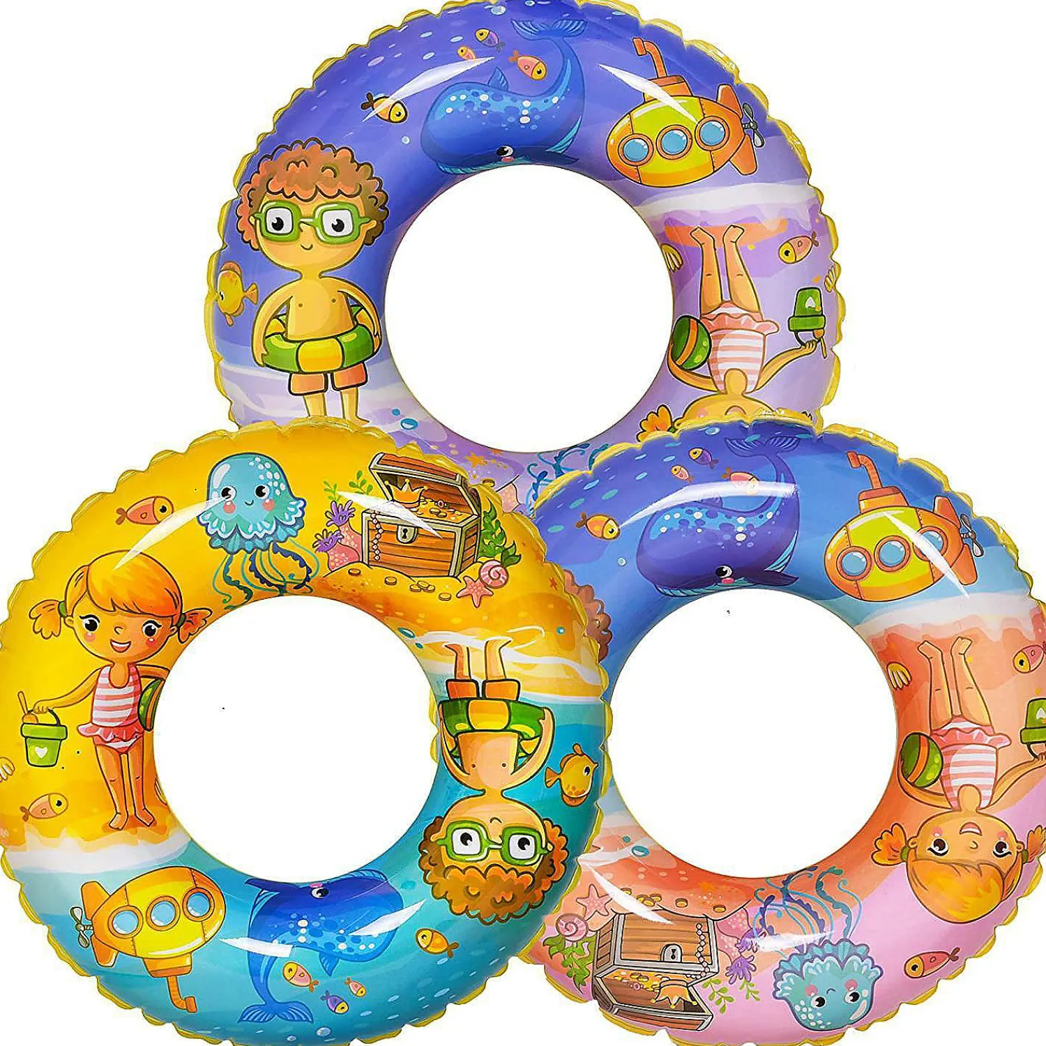 fun_little_toys__funny_in_0.webp Fun Little Toys - Funny Inflatable Pool Tubes<Oriental Trading Cheap