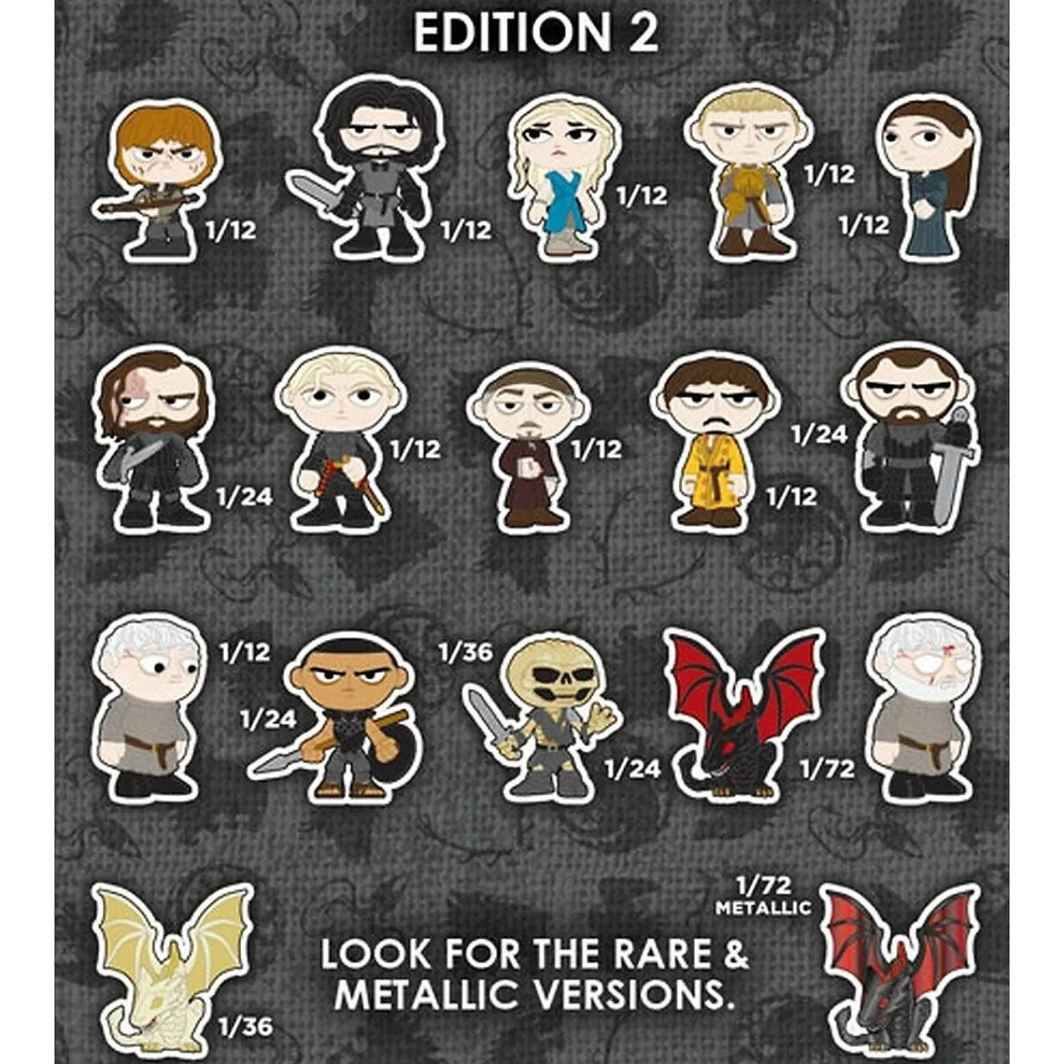 funko_mystery_minis__game_3.webp Oriental Trading Character Toys*Funko Mystery Mini's - Game Of Thrones S2 Mystery Vinyl Figure - 4 Pack