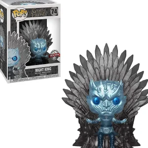Oriental Trading Character Toys*Funko Pop Game Of Thrones Night King Metallic On Iron Throne 6" Got Figure