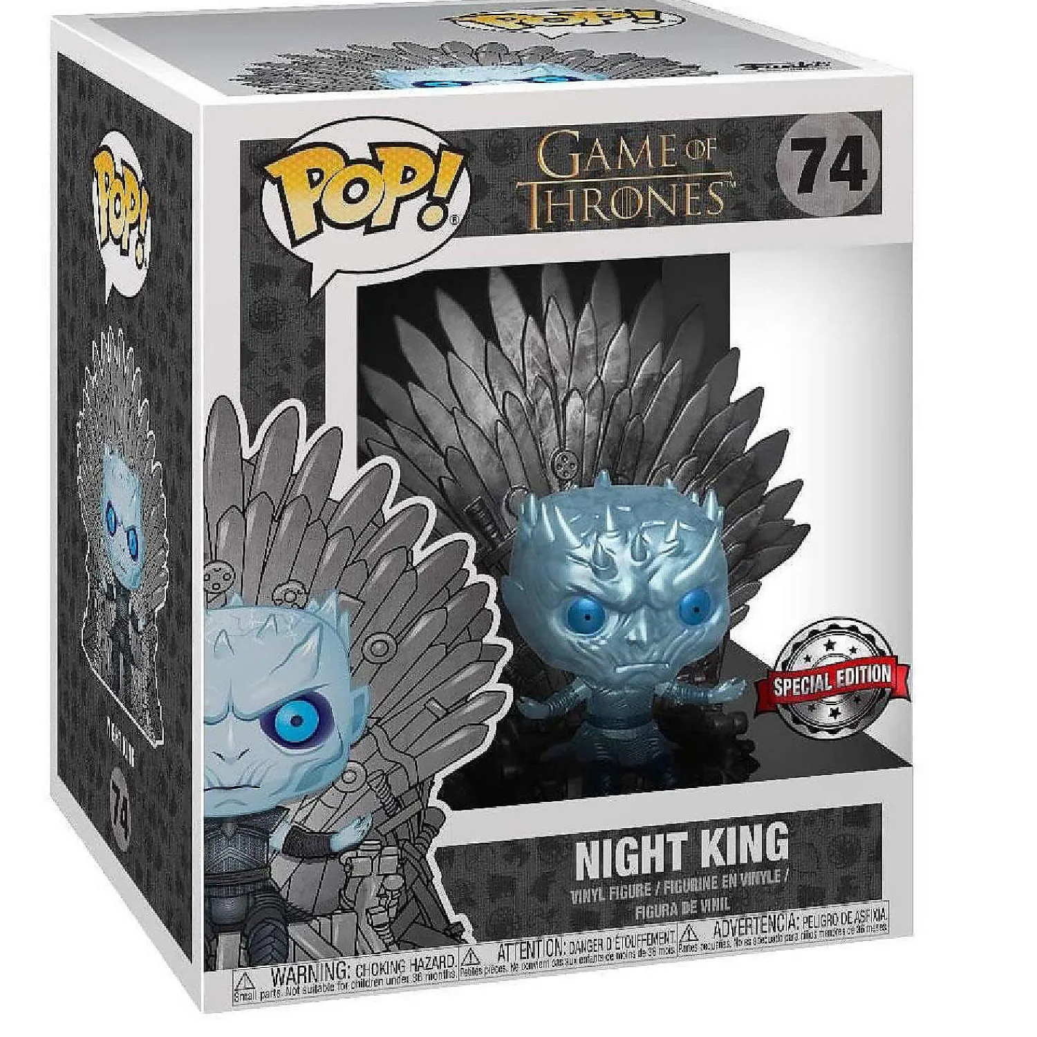 funko_pop_game_of_thrones_2.webp Oriental Trading Character Toys*Funko Pop Game Of Thrones Night King Metallic On Iron Throne 6" Got Figure