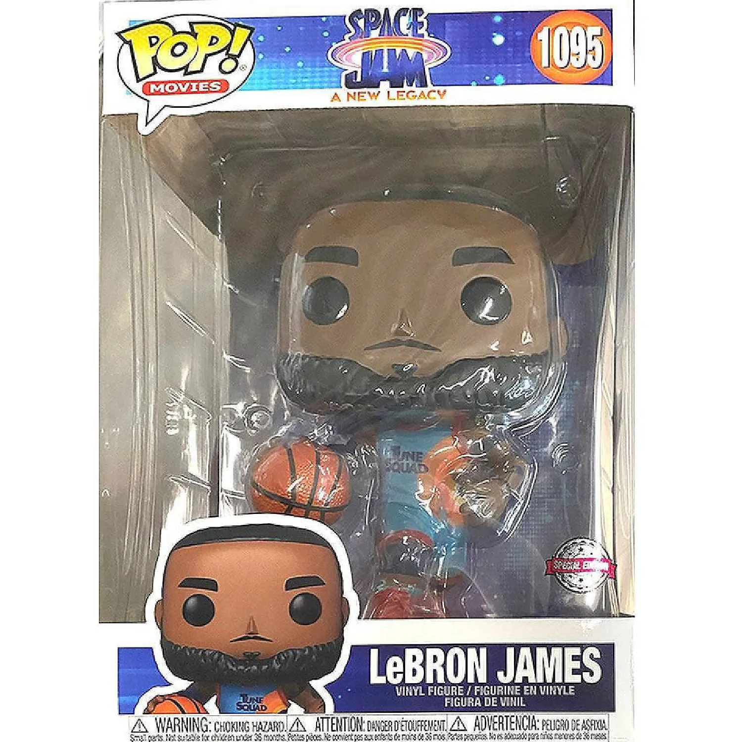 funko_pop_lebron_james_sp_1.webp Oriental Trading Character Toys*Funko Pop Lebron James Space Jam Legacy Jumbo 10" #1095 Basketball Figure