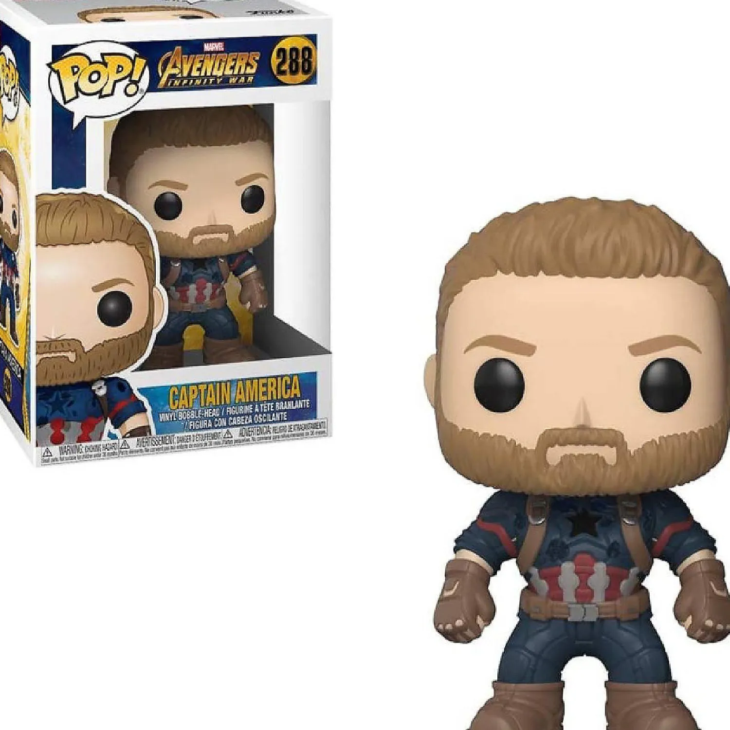 funko_pop_marvel_avengers_0-1.webp Oriental Trading Character Toys*Funko Pop! Marvel: Avengers Infinity War - Captain America Vinyl Figure