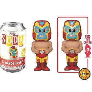 Oriental Trading Character Toys*Funko Soda Luchadores Lucha Libre Iron Man El Heroe Invicto Figure