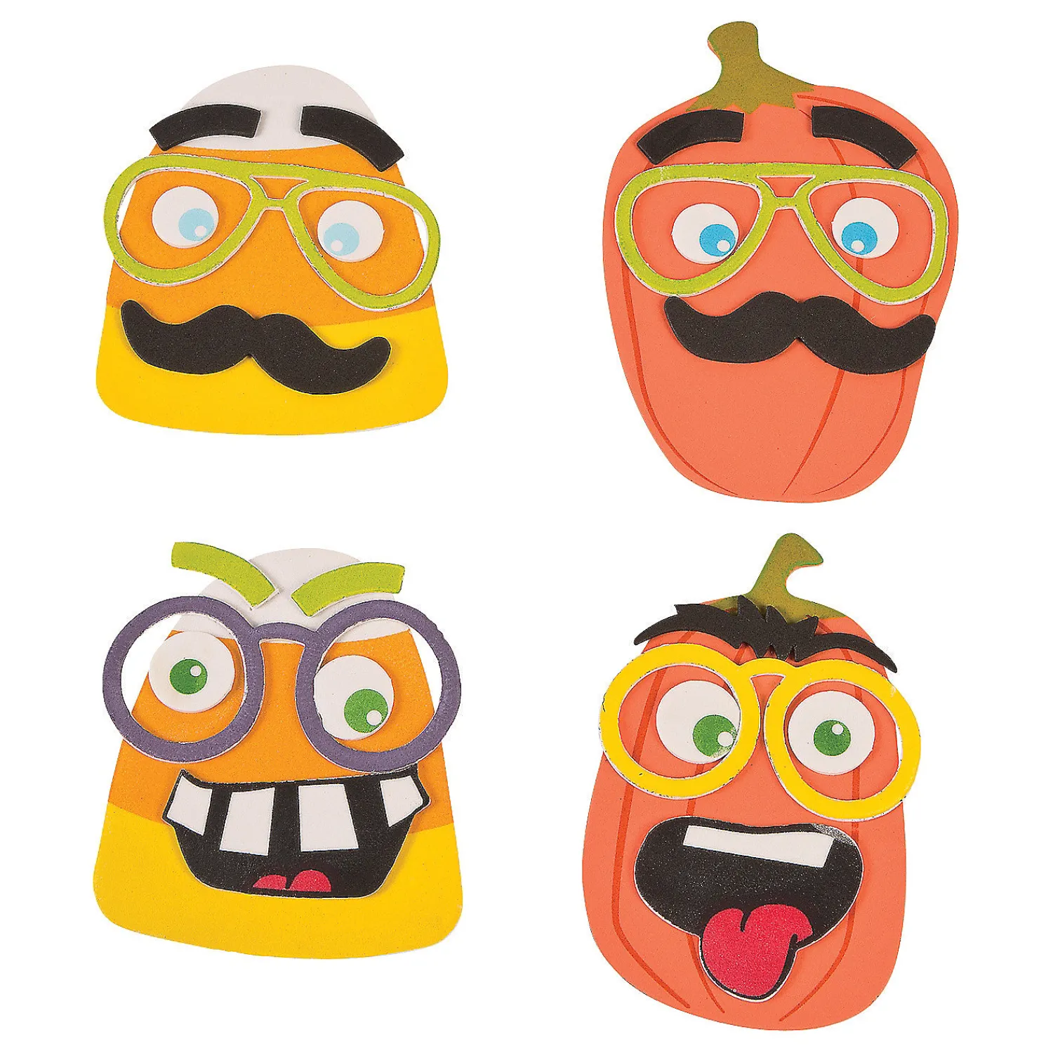 funny_halloween_face_magn_0.webp Funny Halloween Face Magnet Craft Kit - Makes 12<Oriental Trading New