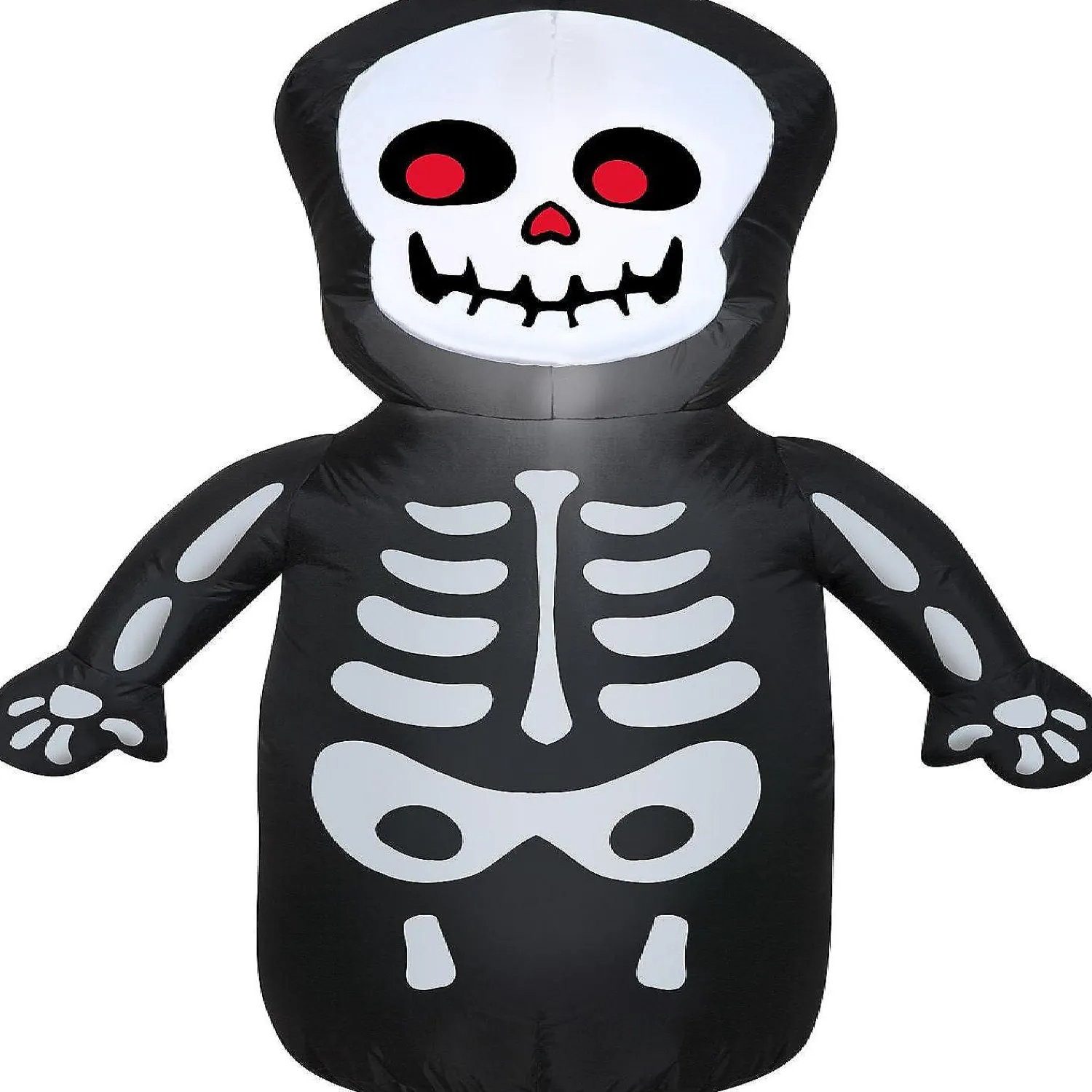 gemmy_airblown_happy_skel_0.webp Gemmy Airblown Happy Skeleton 3.5 Ft Tall Multicolored<Oriental Trading Hot