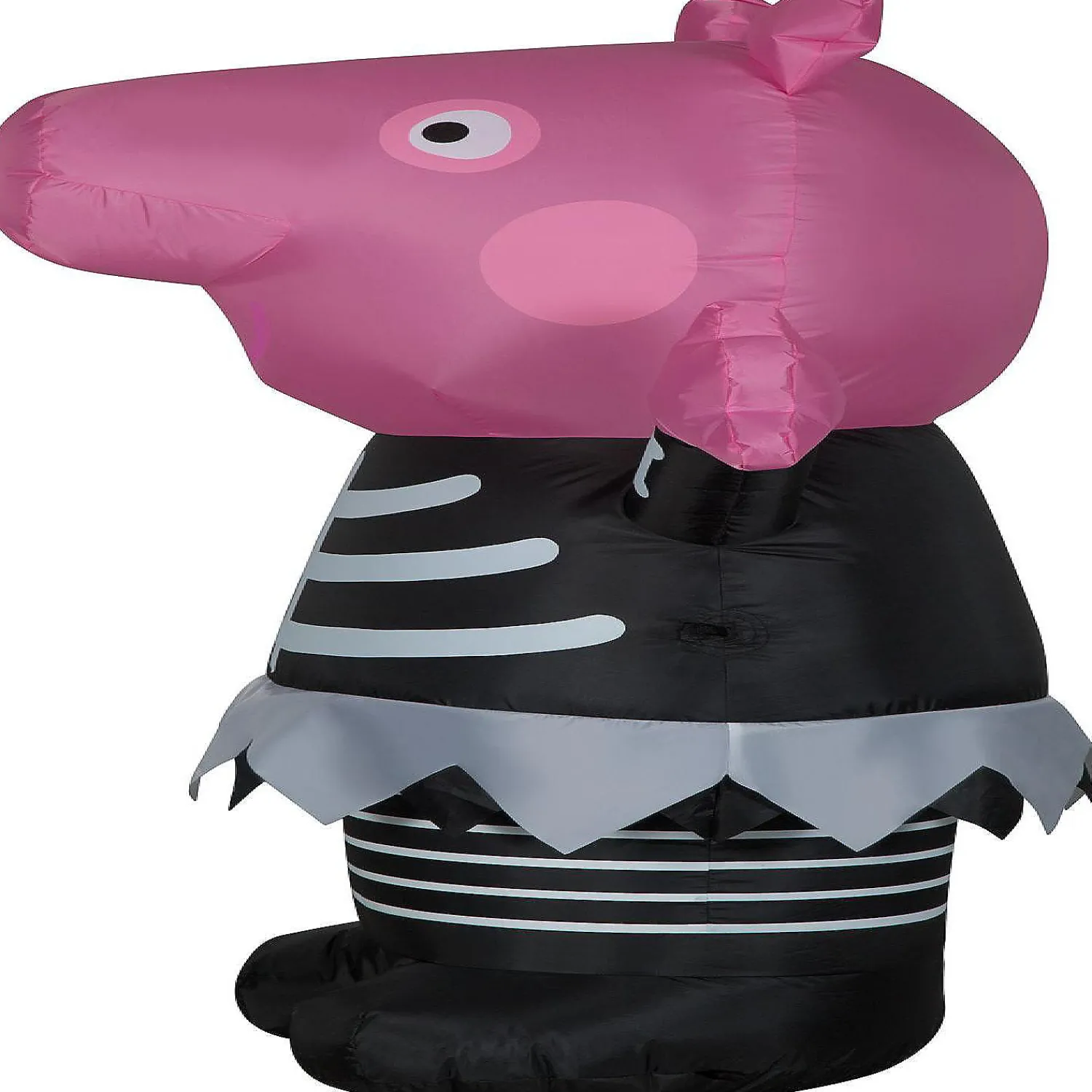 gemmy_airblown_inflatable_2.webp Gemmy Airblown Inflatable Peppa Pig In Skeleton Costume 4.5 Ft Tall Pink<Oriental Trading Best