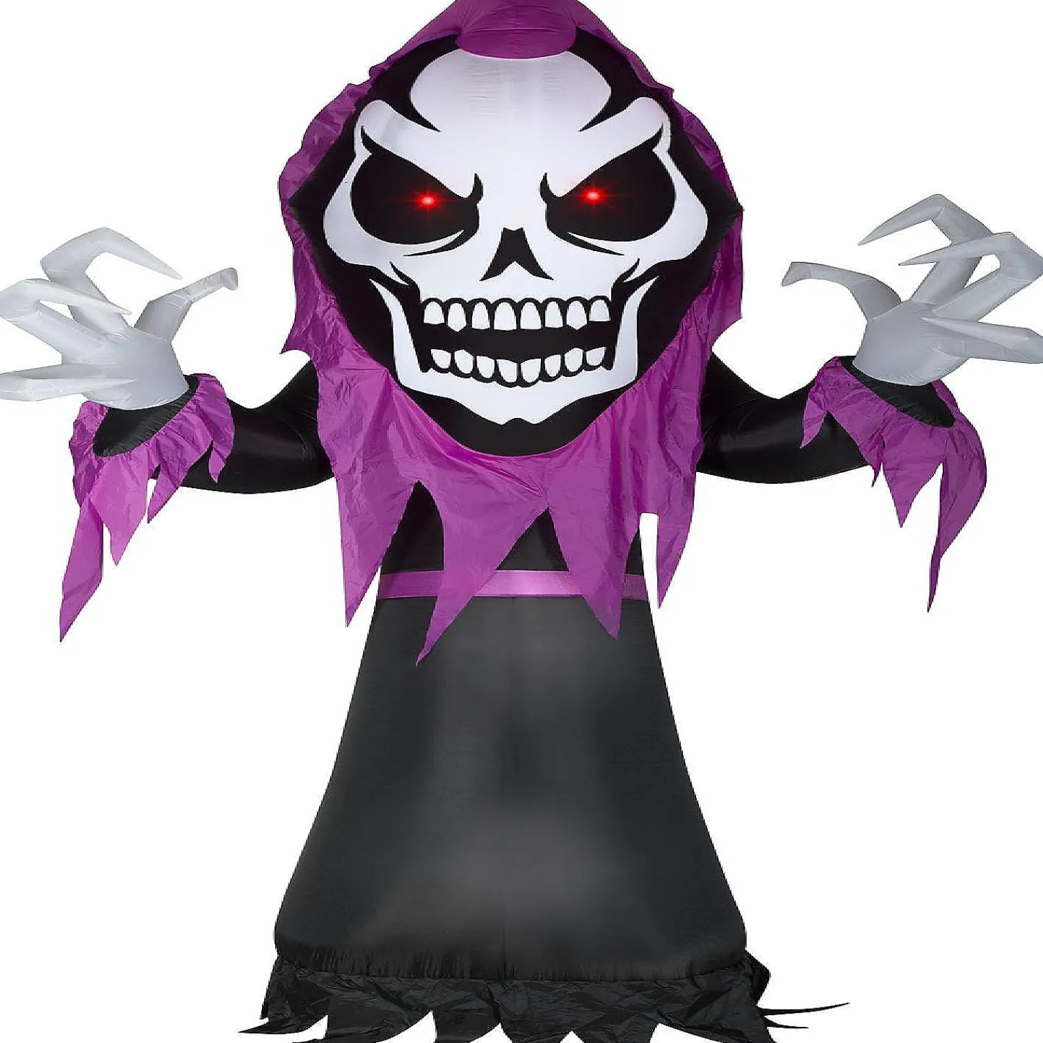 gemmy_airblown_skeleton_r_0.webp Gemmy Airblown Skeleton Reaper With Red Led Eyes Giant 10.5 Ft Tall Multicolored<Oriental Trading Hot