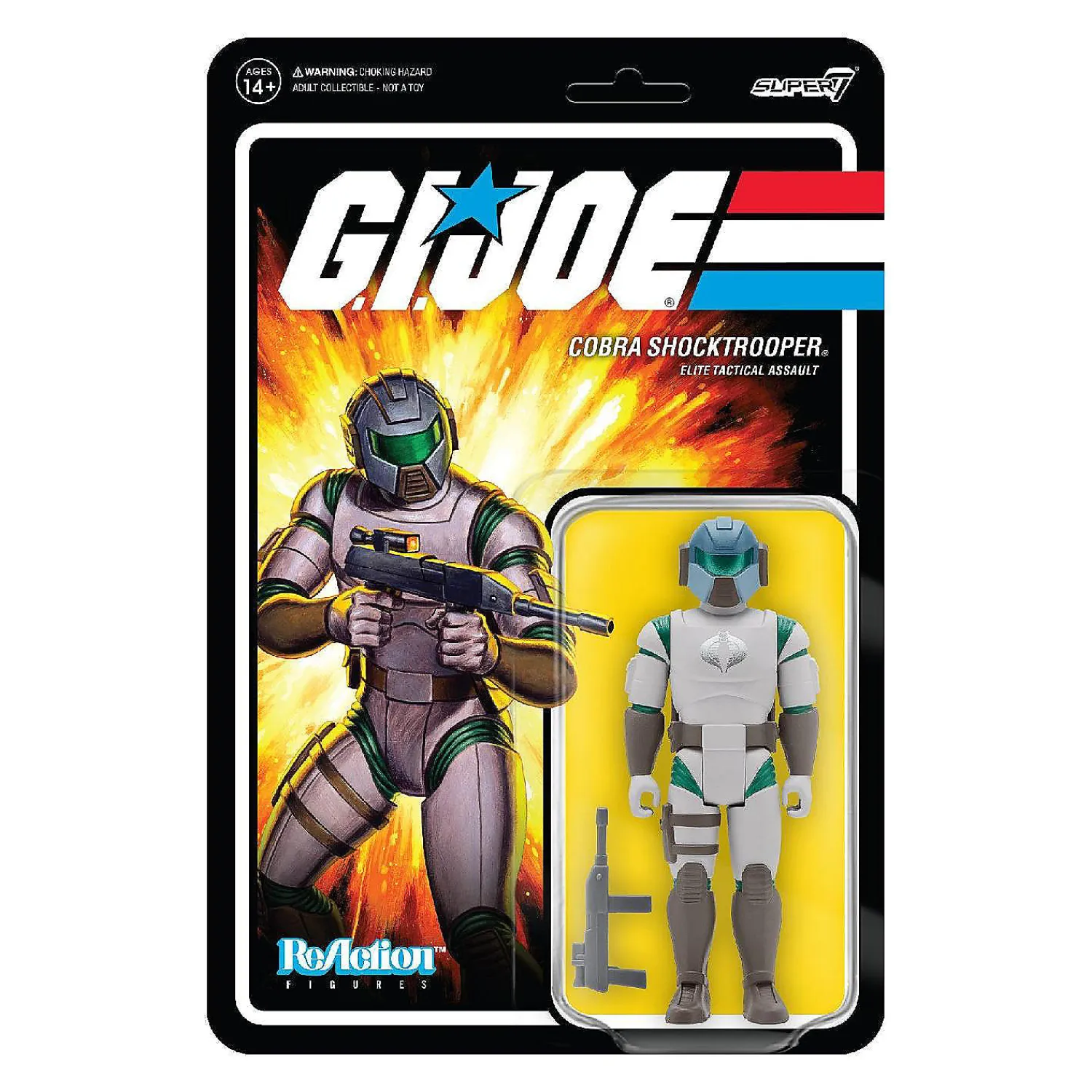 gi_joe_cobra_shocktrooper_0.webp Oriental Trading Character Toys*G.I. Joe Cobra Shocktrooper Rifle B Elite Tactical Assault M.A.S.S Figure Super7