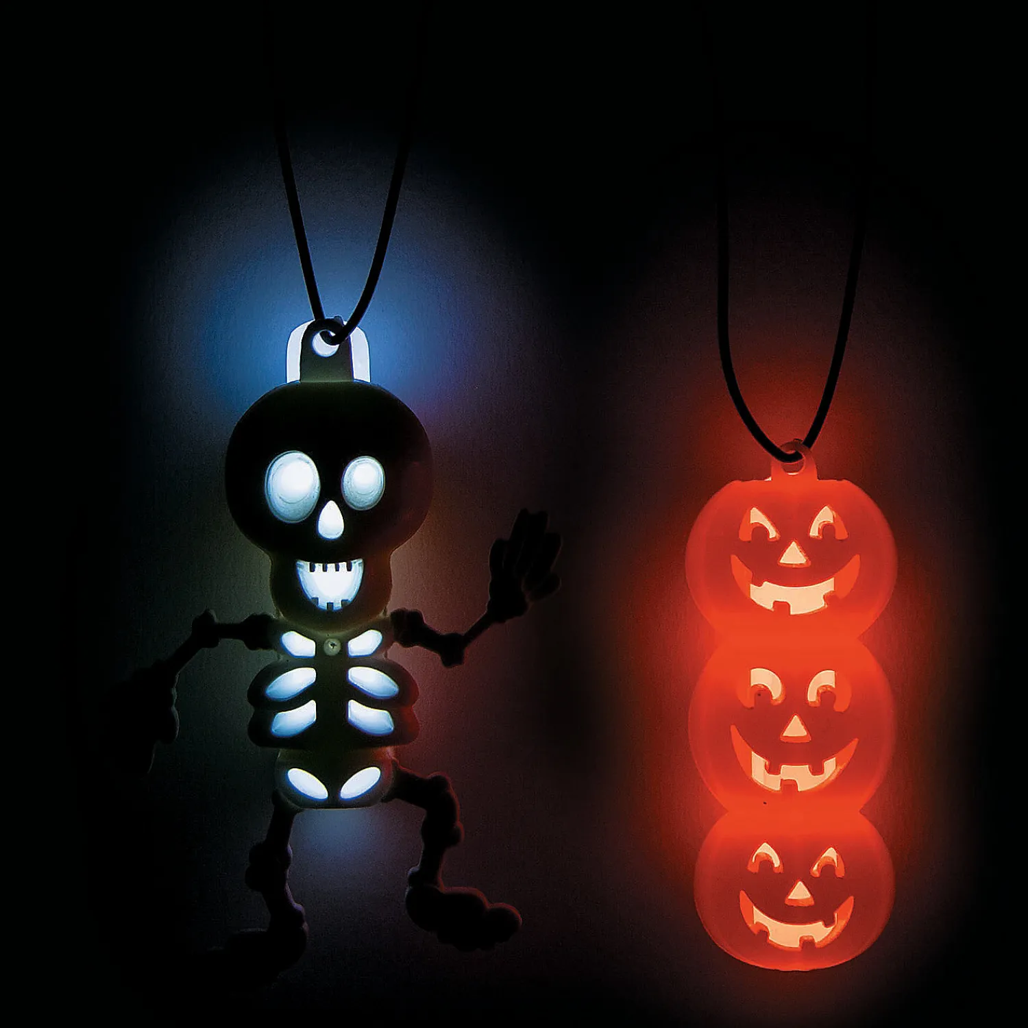 glow_halloween_character__0.webp Oriental Trading Glow Jewelry*Glow Halloween Character Necklaces - 12 Pc.