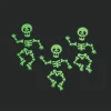 Glow-In-The-Dark Dancing Skeleton Necklaces - 12 Pc.<Oriental Trading New