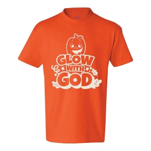 Glow-In-The-Dark Glow With God Youth T-Shirt<Oriental Trading Fashion