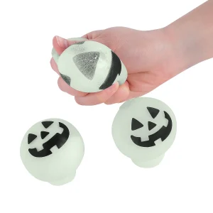 Oriental Trading Stress Balls & Toys*Glow-In-The-Dark Jack-O'-Lantern Halloween Squeeze Balls - 12 Pc.