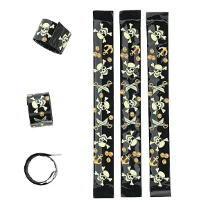 Oriental Trading Bracelets*Glow-In-The-Dark Pirate Slap Bracelets - 12 Pc.