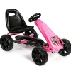 Oriental Trading Toy Cars*Go Kart Pedal Car Kids Ride On Toys Pedal Powered 4 Wheel Adjustable Seat Pink