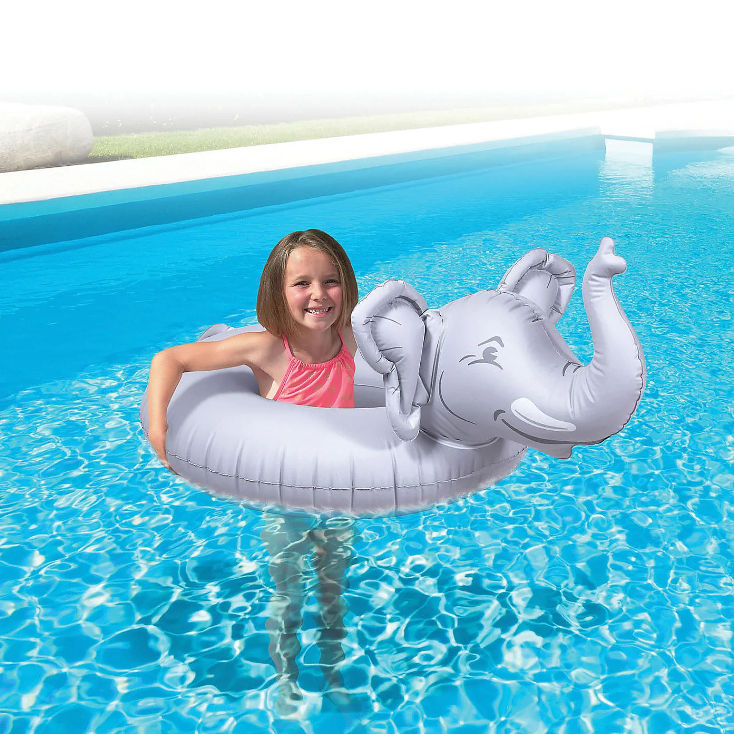 gofloats_trunks_the_eleph_1.webp Gofloats 'Trunks The Elephant' Jr Pool Float Party Tube<Oriental Trading Cheap