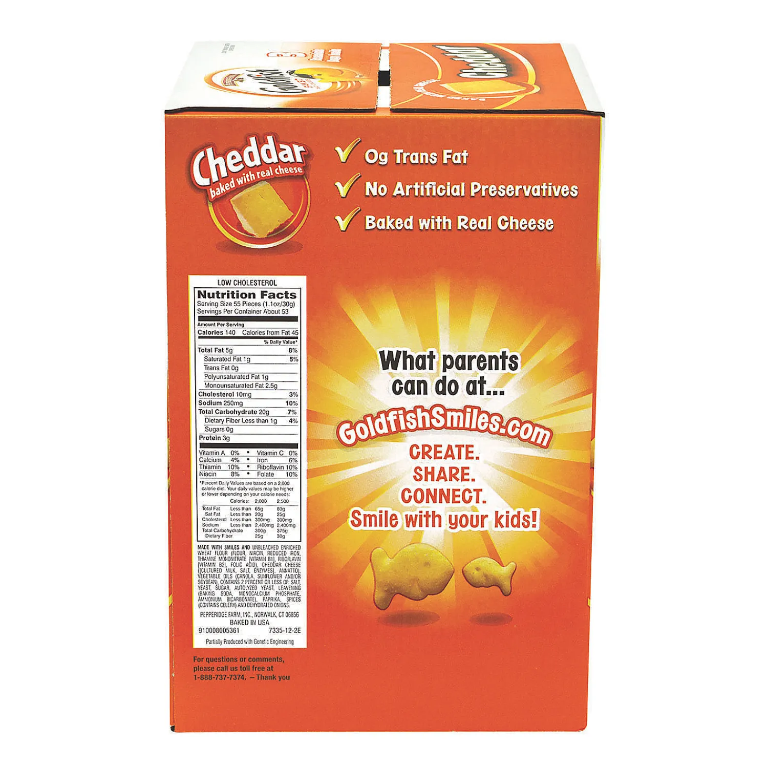 goldfish_cheddar_baked_sn_2.webp Goldfish Cheddar Baked Snack Crackers, 3.6 Lb<Oriental Trading Shop