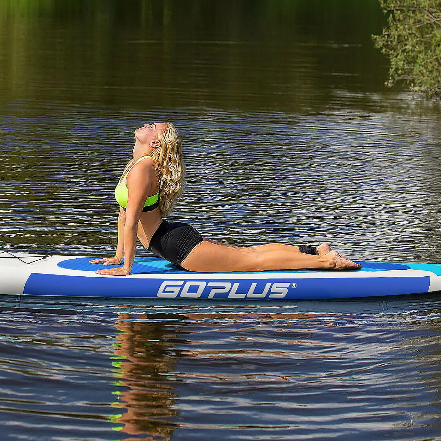 goplus_ft_inflatable_stan_3.webp Goplus 10Ft Inflatable Stand Up Paddle Board 6'' Thick W/ Backpack Leash Aluminum Paddle<Oriental Trading Cheap