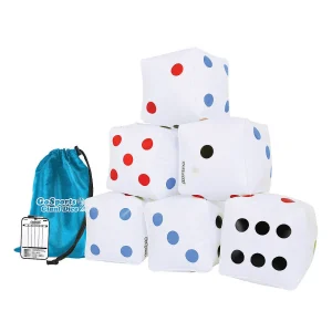 Gosports 6" Giant Inflatable Dice - 6 Pack<Oriental Trading Best
