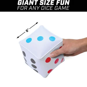Gosports 6" Giant Inflatable Dice - 6 Pack<Oriental Trading Best