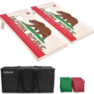 Gosports California Flag Regulation Size Wooden Cornhole Set<Oriental Trading Cheap