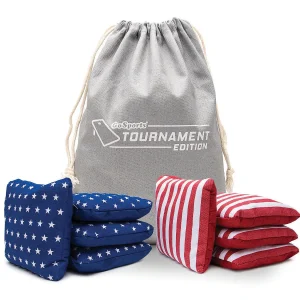 Gosports Dual Sided Cornhole Bean Bags | Slide & Stop Regulation Tournament Bean Bags Set Of 8<Oriental Trading Flash Sale