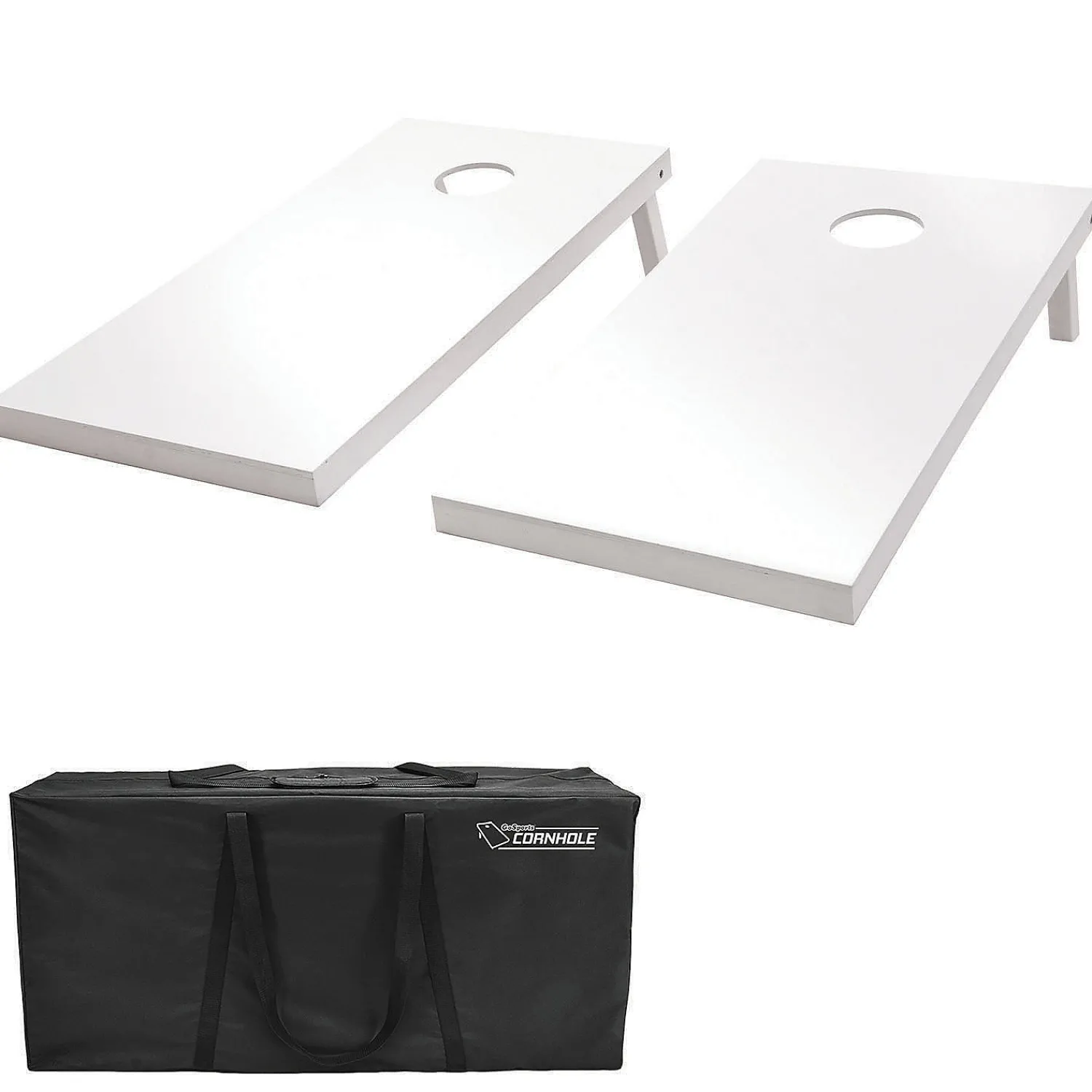 gosports_regulation_size__0.webp Gosports Regulation Size Wooden Cornhole Set With White Finish - Includes Carrying Case<Oriental Trading Cheap