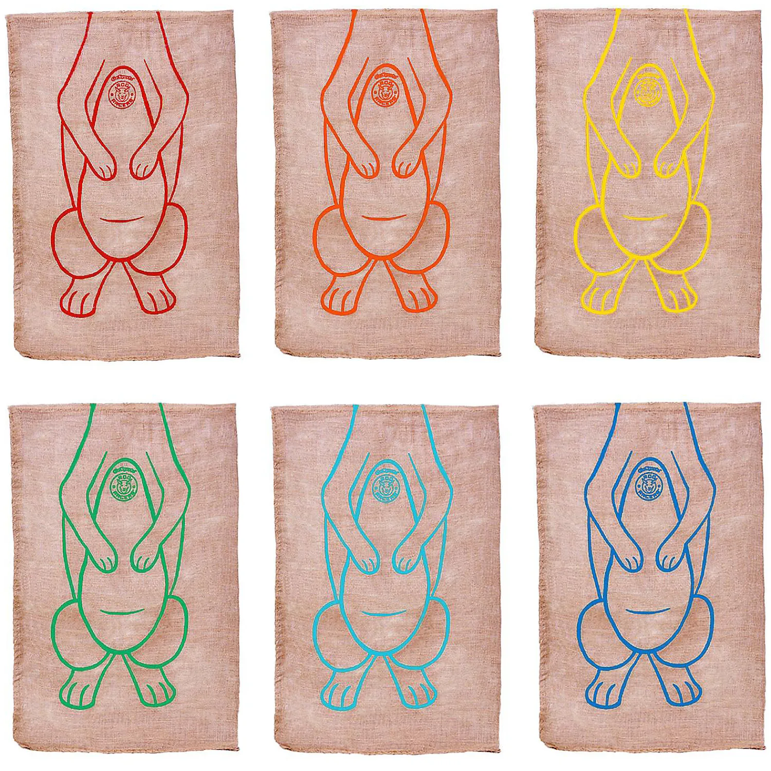 gosports_roo_racers_sack__0.webp Gosports Roo Racers Sack Race Game 6 Pack - Xl Size Burlap Potato Sack Races For Kids & Adults<Oriental Trading Cheap