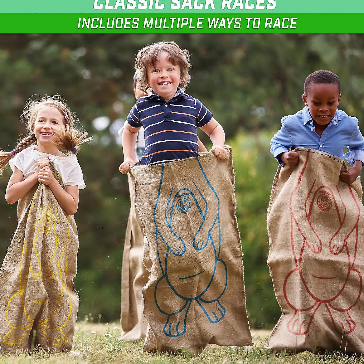 gosports_roo_racers_sack__2.webp Gosports Roo Racers Sack Race Game 6 Pack - Xl Size Burlap Potato Sack Races For Kids & Adults<Oriental Trading Cheap