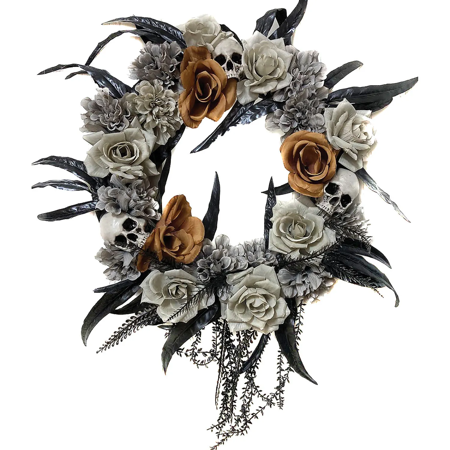 gothic_halloween_wreath_0.webp Gothic Halloween Wreath<Oriental Trading Online