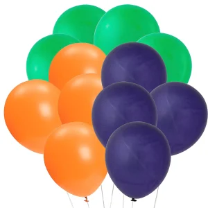 Green, Purple & Orange 11" Latex Balloon Bouquet Kit - 73 Pc.<Oriental Trading New