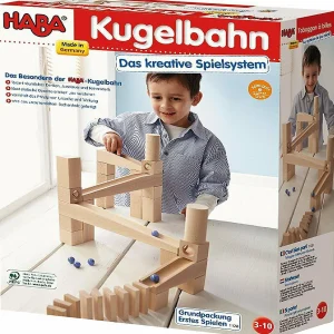 Oriental Trading Play Sets*Haba Ball Track Starter Set - 44 Piece Wooden Marble Run
