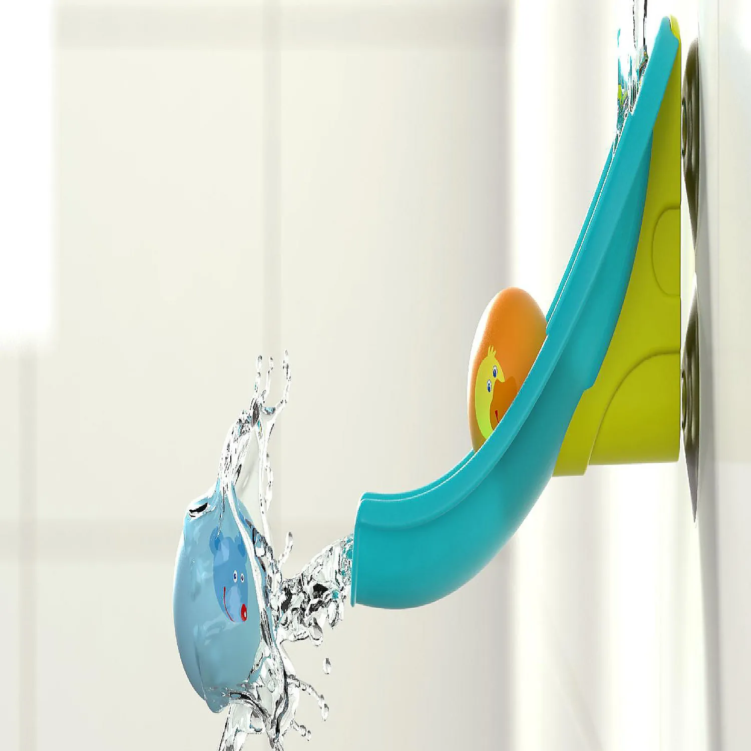 haba_bathtub_ball_track___3.webp Oriental Trading Play Sets*Haba Bathtub Ball Track - Bathing Bliss Waterslide With 4 Animal Balls