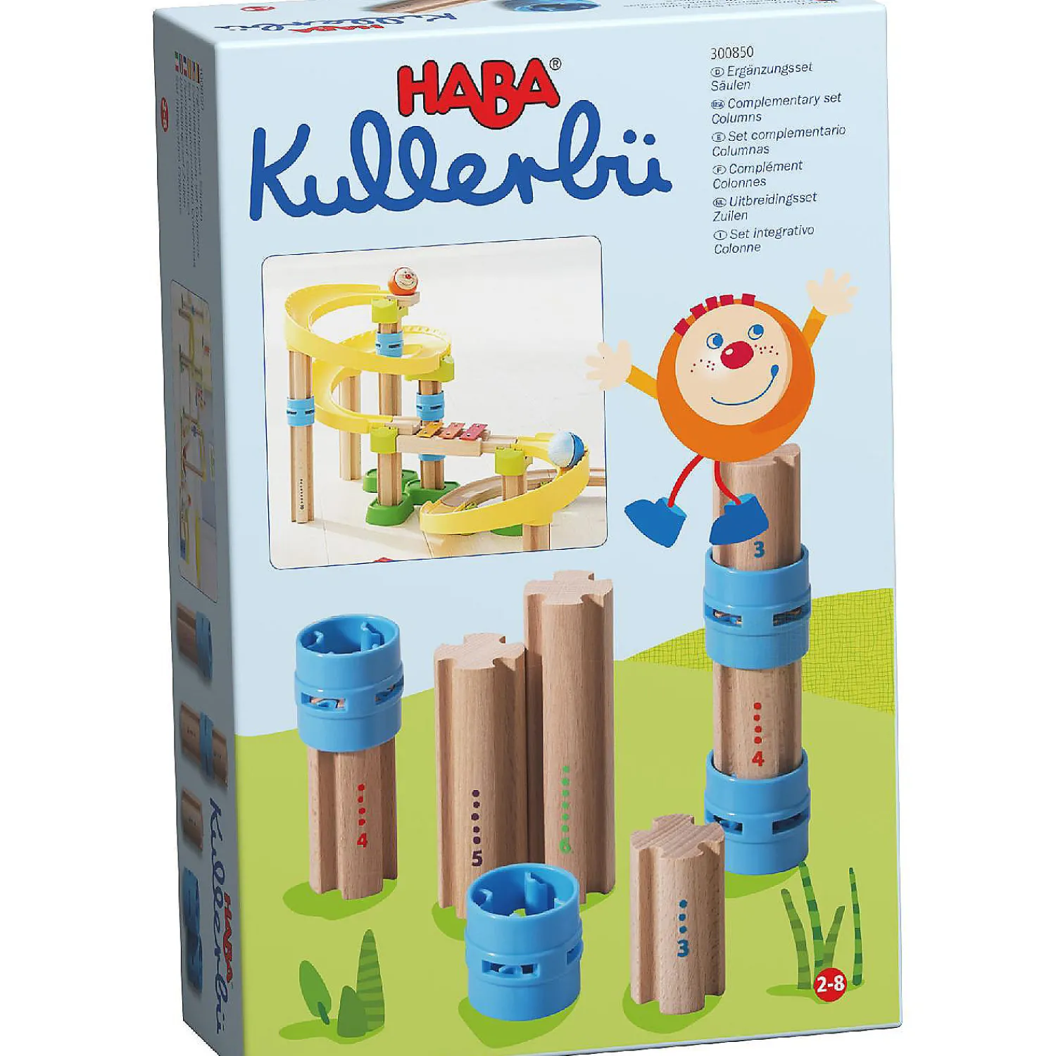 haba_kullerbu_expansion_s_0.webp Oriental Trading Toy Cars*Haba Kullerbu Expansion Set - Columns - 10 Piece Set For Creating Higher Ball Track Layouts