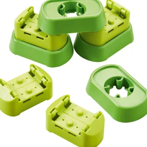 Oriental Trading Toy Cars*Haba Kullerbu Expansion Set - Connectors And Base - 8 Piece Set For Elevated Layouts