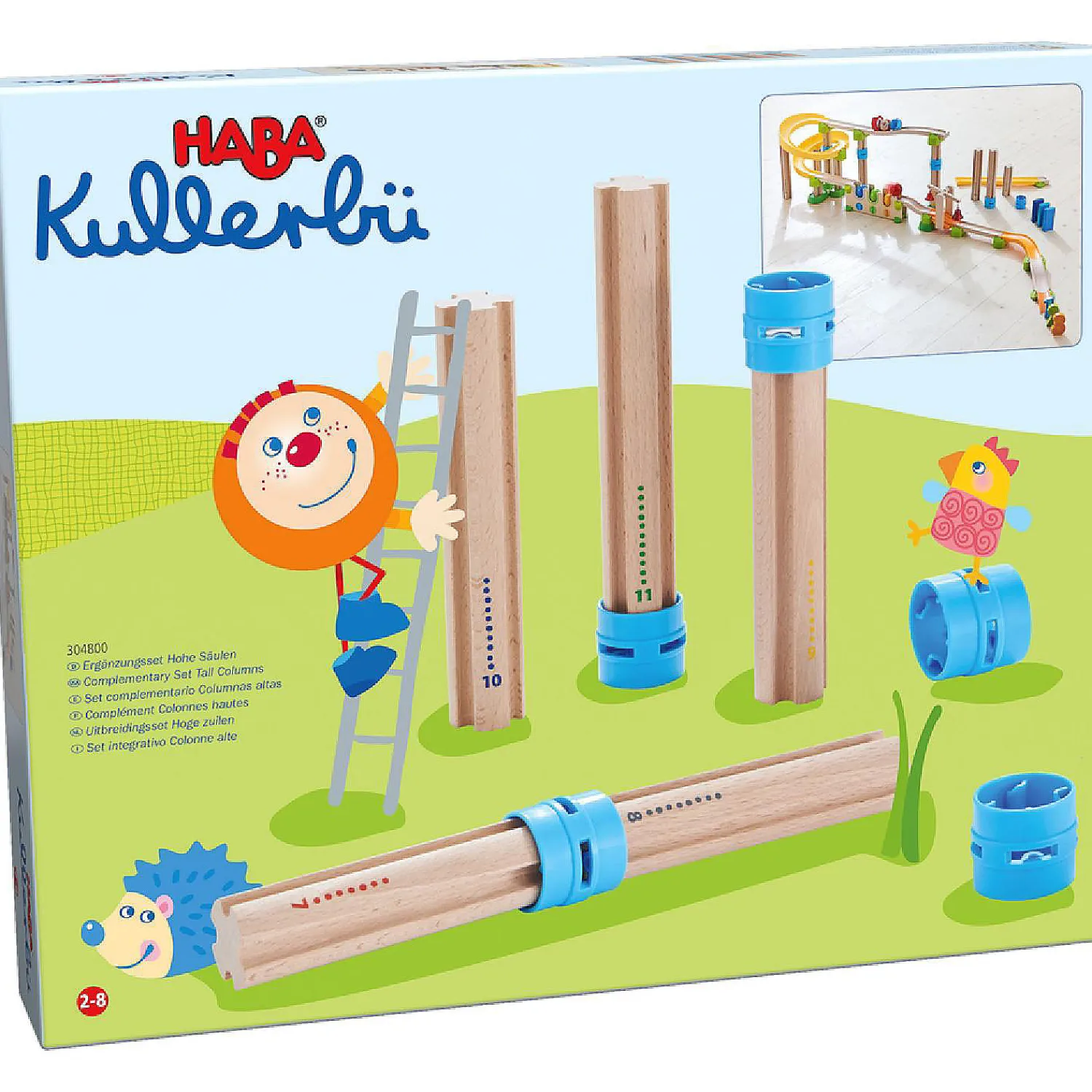 haba_kullerbu_expansion_s_2-1.webp Oriental Trading Toy Cars*Haba Kullerbu Expansion Set - Tall Columns - 10 Piece Set For Creating Extra Tall Ball Track Layouts