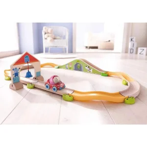 Oriental Trading Toy Cars*Haba Kullerbu Pauline's Convertible Ball Car - Red Polka Dot Vehicle With Ball