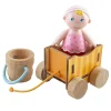 Oriental Trading Character Toys*Haba Little Friends Baby Nora - 2.5" Dollhouse Toy Figure With Wagon And Pail