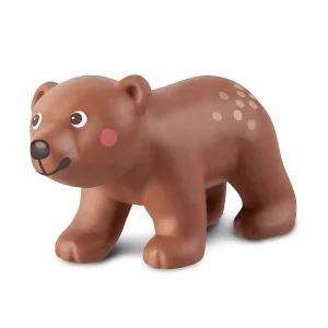 Oriental Trading Character Toys*Haba Little Friends Brown Bear Cub - Chunky Plastic Forest Animal Toy Figure