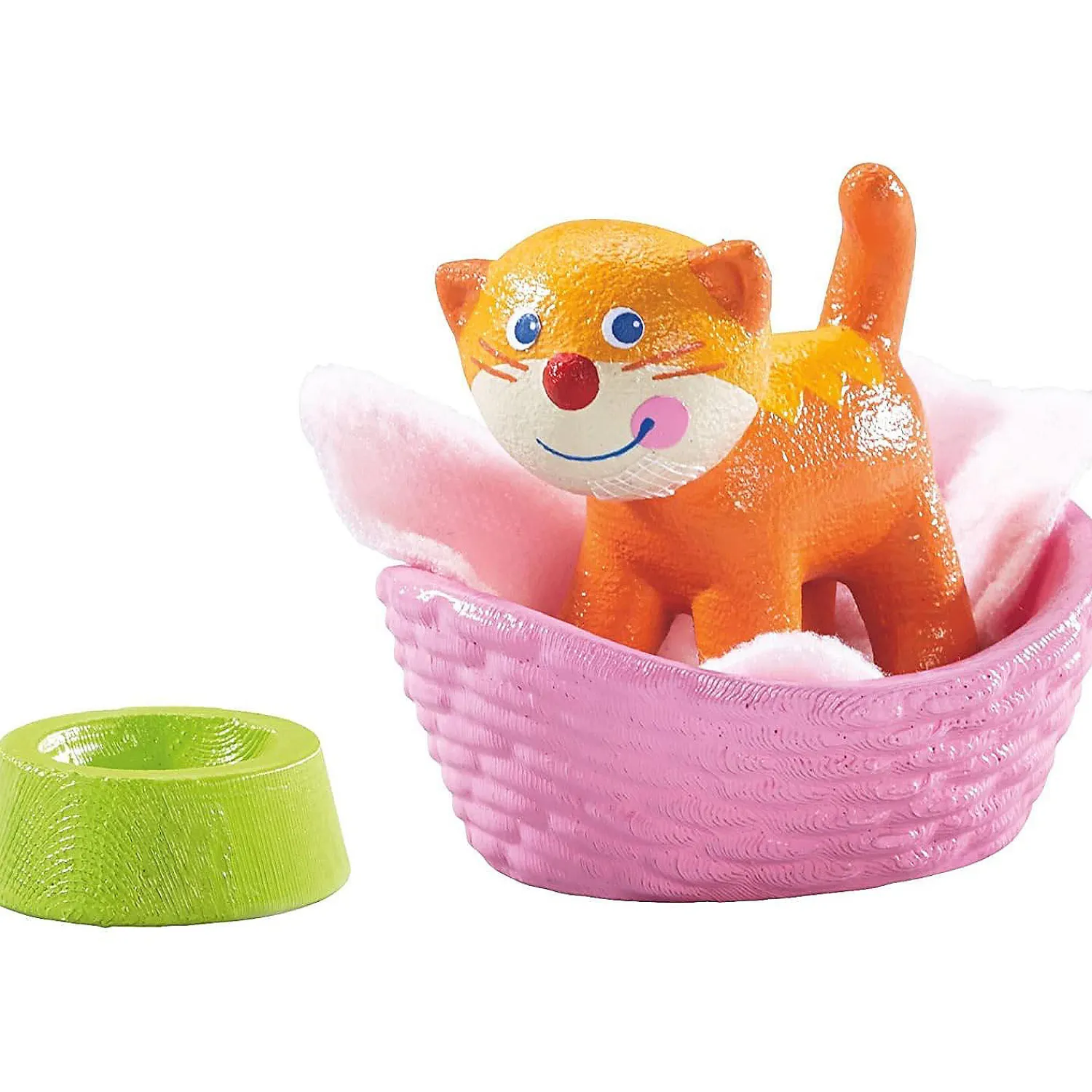 haba_little_friends_cat_k_0.webp Oriental Trading Character Toys*Haba Little Friends Cat Kiki With Basket, Blanket & Bowl