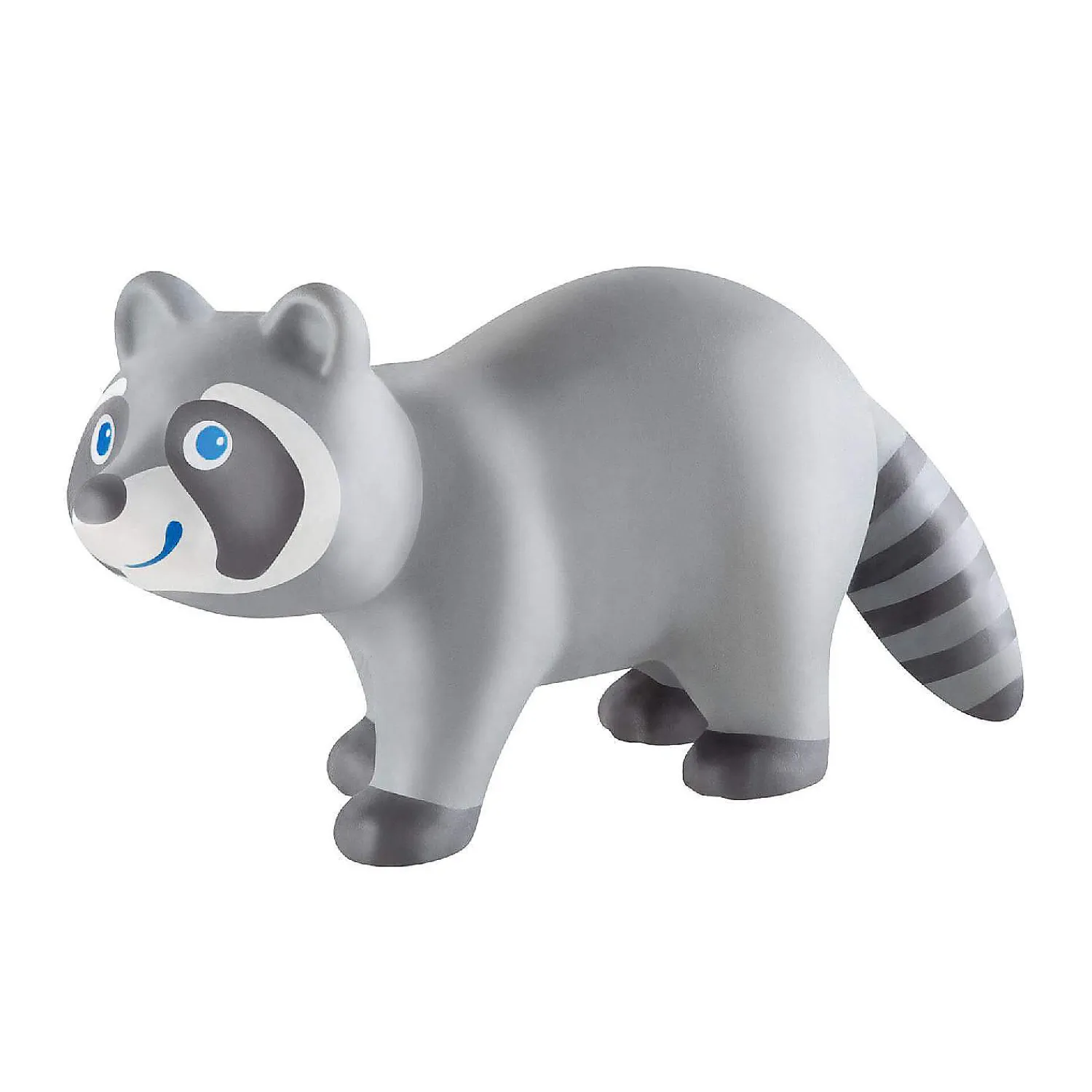 haba_little_friends_racco_0.webp Oriental Trading Character Toys*Haba Little Friends Raccoon - Chunky Plastic Forest Animal Toy Figure
