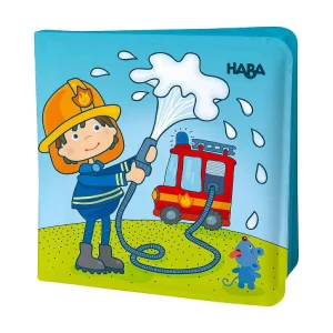 Oriental Trading Play Sets*Haba Magic Bath Book Fire Brigade - Wet The Pages To Reveal Colorful Backgrounds In Tub Or Pool