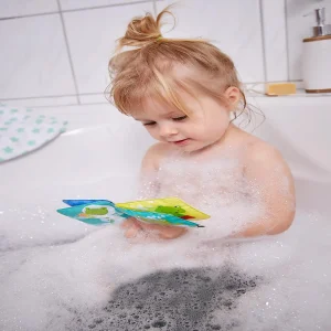 Oriental Trading Play Sets*Haba Mini Bathtime Book Fritz The Frog With Rattling Effect - Great For Bathtime Or Wading Pool