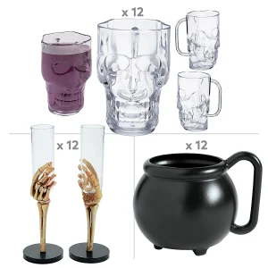 Halloween Assorted Drinkware Kit - 36 Pc.<Oriental Trading Fashion